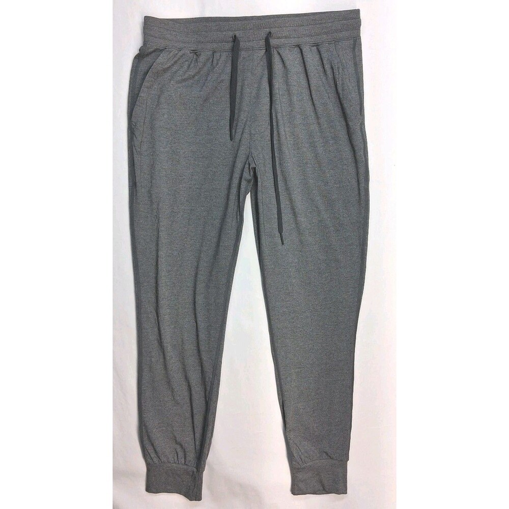 American Eagle Gray Women Med Pull On Joggers Pockets Pajama PJ Sleep Athleisure